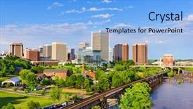  Presentation with virginia - Amazing presentation having manchester united - richmond virginia usa downtown skyline backdrop and a light blue colored foreground