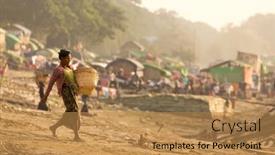  Presentation with slum area - 