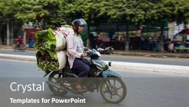  Presentation with blurred flowers - Beautiful PPT layouts featuring mandalay-myanmar-january-3-2020 backdrop and a gray colored foreground