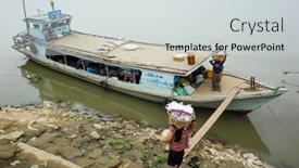  Presentation with boat river - 