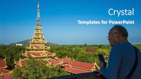  Presentation with senior asian - Audience pleasing PPT layouts consisting of mandalay-myanmar-january-8-2020 backdrop and a teal colored foreground