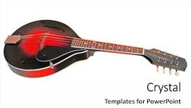  Presentation with brown sugar isolated on white - Amazing PPT layouts having mandolin isolated under the white backdrop and a white colored foreground