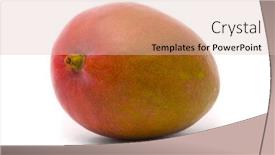  Presentation with mango - Audience pleasing PPT layouts consisting of mango-isolated-on-white-background backdrop and a lemonade colored foreground
