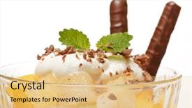  Presentation with guava fruits fresh green fruit - Cool new presentation theme with mango juice - fresh fruits salad with mint backdrop and a lemonade colored foreground