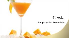  Presentation with mango juice - Presentation design consisting of mango juice - summer fresh drink isolated background and a white colored foreground