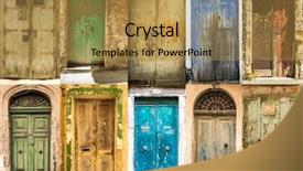  Presentation with old fashion photo album - Beautiful PPT theme featuring mangyan - collection photos of old front backdrop and a gold colored foreground