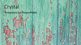  Presentation with cracked - Presentation theme enhanced with mangyan - cracked green wooden background background and a mint green colored foreground