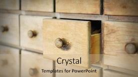  Presentation with ancient - Presentation design having mangyan - old ancient drawer background and a coral colored foreground