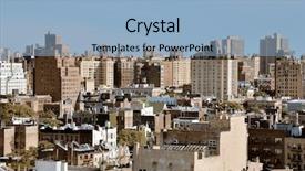  Presentation with scene - PPT theme enhanced with way of saint james arcade in cirauqui at pamplona navarra spain background and a tawny brown colored foreground