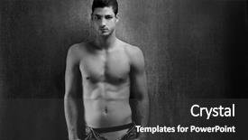  Presentation with black white program - PPT layouts with manhood - black and white sexy young background and a dark gray colored foreground