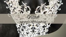  Presentation with baroque - Audience pleasing slide set consisting of manikin - piece made with 3d printer backdrop and a light gray colored foreground