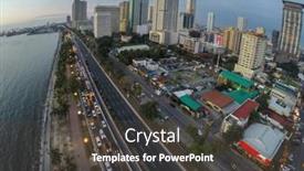  Presentation with manila - Amazing slide set having manila-philippines-january-19-2015 backdrop and a dark gray colored foreground