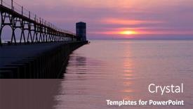  Presentation with restoration - Slide set with manistee-north-pierhead-lighthouse-restoration background and a gray colored foreground