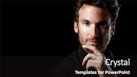  Presentation with wind energy close up portrait - Slides featuring manly backgrounds - closeup portrait of confident man background and a wine colored foreground