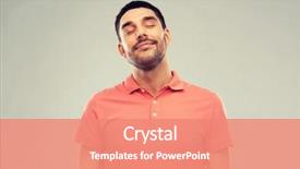  Presentation with emotion - Amazing theme having manly backgrounds - emotion and people concept backdrop and a coral colored foreground