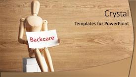  Presentation with hands holding be brave word - Beautiful slide deck featuring mannequin holding paper with word backdrop and a  colored foreground