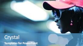  Presentation with mannequin - PPT layouts consisting of mannequin in fashion store shallow dof background and a teal colored foreground