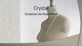  Presentation with mannequin - Slides featuring mannequin indoors close up background and a light gray colored foreground