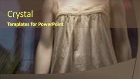  Presentation with mannequin - Beautiful slide deck featuring mannequin-no-brandnames-or-copyright backdrop and a tawny brown colored foreground