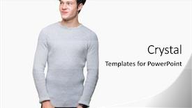  Presentation with alien in winter - Amazing slide set having staar - young handsome man wearing winter backdrop and a  colored foreground