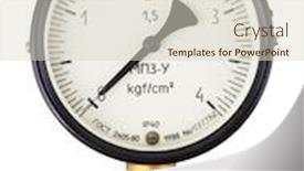  Presentation with background - Slide set consisting of manometre-isolated-on-white-background background and a lemonade colored foreground