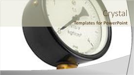  Presentation with history earth globe isolated white - PPT layouts with manometre-isolated-on-white-background background and a soft green colored foreground