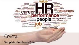  Presentation with human development - Colorful presentation theme enhanced with manpower growth - concept conceptual hr or human backdrop and a coral colored foreground