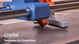  Presentation with ceramic tiles - Cool new presentation design with ceramic tiles for floor backdrop and a gray colored foreground