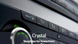  Presentation with climate - Audience pleasing presentation theme consisting of manual handling - car climate control buttons detail backdrop and a tawny brown colored foreground