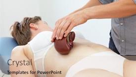  Presentation with liver - Amazing presentation having manual therapy of internal organ backdrop and a lemonade colored foreground