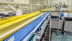  Presentation with china food - PPT layouts having manufacturing food - drinks production plant in china background and a mint green colored foreground