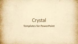  Presentation with old brown paper texture - Presentation theme featuring manuscript - old paper texture background background and a cream colored foreground