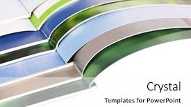  Presentation with magazines - PPT layouts enhanced with many bright open magazines close-up background and a white colored foreground