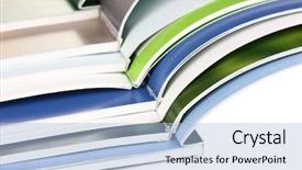  Presentation with magazines - PPT theme consisting of elastomer - close up of black textured background and a dark gray colored foreground