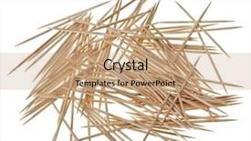  Presentation with chaotic abstract geometric digital - Beautiful presentation theme featuring many chaotic scattered toothpicks isolated backdrop and a coral colored foreground