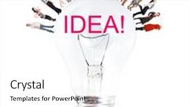  Presentation with achievement - Colorful presentation enhanced with genial - many colleagues achievement idea backdrop and a white colored foreground