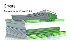  Presentation with brochure - PPT layouts featuring many color magazines background and a white colored foreground