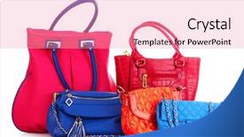  Presentation with bag - Amazing theme having many color women bags backdrop and a lemonade colored foreground
