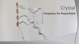  Presentation with electrical - Presentation design consisting of many-colorful-cables-for-electrical background and a light gray colored foreground