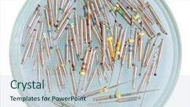  Presentation with dental - Presentation having many dental borers in glass background and a lemonade colored foreground