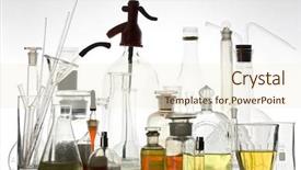  Presentation with glassware - Beautiful slides featuring many different types of glassware on white background backdrop and a cream colored foreground