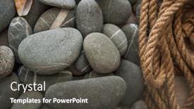  Presentation with hemp - PPT layouts enhanced with many-gray-pebbles-with-hemp background and a dark gray colored foreground
