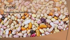  Presentation with hawker food many kind - Beautiful presentation theme featuring many kind of beans wallpaper backdrop and a coral colored foreground
