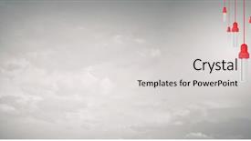  Presentation with light bulbs - Slide set consisting of many light bulbs on color background and a  colored foreground