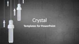 Presentation with light bulbs - Audience pleasing PPT theme consisting of many light bulbs on color backdrop and a gray colored foreground