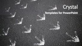  Presentation with directional - Amazing presentation having many options - directional arrows painted backdrop and a  colored foreground