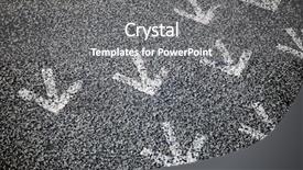  Presentation with directional - Slide set featuring many options - directional arrows painted background and a gray colored foreground