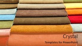  Presentation with tissue - Beautiful PPT layouts featuring many options - scraps of colored tissue close backdrop and a red colored foreground