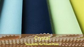  Presentation with tissue - PPT theme with many options - scraps of colored tissue close background and a tawny brown colored foreground