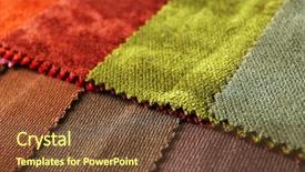  Presentation with tissue - Cool new slide set with many options - scraps of colored tissue close backdrop and a tawny brown colored foreground